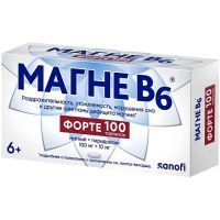 Магне B6 форте таб. п/пл. об. №100 Opella Healthcare/Венгрия
