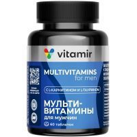 Витаминный комплекс от А до Цинка для мужчин Витамир таб. №60 Квадрат-С/Россия