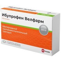 Ибупрофен Велфарм таб. п/пл. об. 200мг №30 Велфарм-М