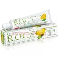 Зубная паста РОКС Мята и лимон ("Цитрусовый джаз") 74г ЕвроКосМед