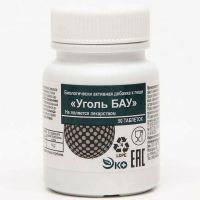 Уголь активированный БАУ таб. 250мг №50 Экотекс/Россия