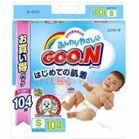 Подгузники GOON  S (4-8кг) №104 Daio Paper Corporation/Япония