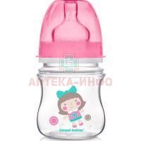Бутылочка детская CANPOL BABIES Easy Start "Toys" с широким горлом и соской силикон. антиколик. 120мл (арт. 35/220) Canpol Babies/Польша