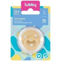 Пустышка LUBBY Just латекс. скошен. форма 0+ (арт. 33022) АМТ Трейд/Россия