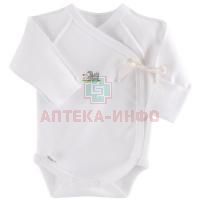 Боди НАША МАМА д/новорожденного закрытые ручки (арт. 44464/56) Наша мама