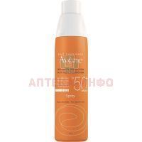 Спрей AVENE солнцезащитный SPF-50+ 200мл Pierre Fabre/Франция