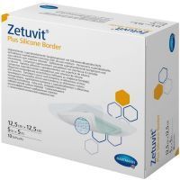 Повязка ZETUVIT Plus Silicone Border суперабсорбирующая стер. с силик. слоем 12,5см х 12,5см №10 Пауль Хартманн/Германия