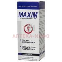 Дезодорант MAXIM антиперспирант д/норм.кожи 15% 29,6мл (шарик) CORAD Healthcare Inc./США