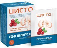 Бинефрон Цисто саше-пак.(пор. д/приг. р-ра д/приема внутрь) 3г №10 (1+1) ВИС