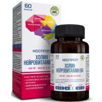 Ноотроп Холин нейровитамин B4 капс. 0,73г №60 ВИС/Россия
