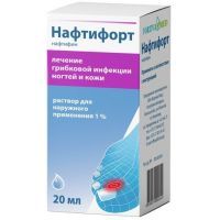 Нафтифорт фл.(р-р д/наружн. прим.) 1% 20мл №1 Фортива Мед/Беларусь