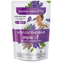 Средство ВАННА КРАСОТЫ конц. д/принятия ванн с пеной Коллагеновая д/омоложения кожи 250мл (дой-пак.) Фитокосметик/Россия