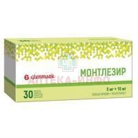 Монтлезир таб. п/пл.об. 5мг+10мг №30 Glenmark Pharmaceuticals Ltd/Индия