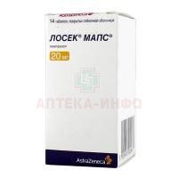 Лосек МАПС таб. п/пл. об. 20мг №14 AstraZeneca/Швеция