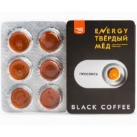 Леденцы ENERGY твердый мед Черный кофе 18г Хани Вэй/Россия