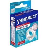 Лейкопластырь УНИПЛАСТ 1,25 х 500см (гипоаллерг. фикс. прозрачный на плен. основе) Верофарм ОАО