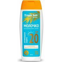 Молочко KRASSA Tropic Sun с пантенолом д/безопасного загара SPF-20 100мл КРАССА-Косметикс
