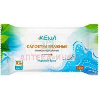 Салфетки IKENA (Икена) влажн. антибактериальные Морской бриз №15 Гранд А.В.