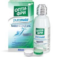 Раствор для контактных линз Опти-Фри (OPTI-FREE) PURE MOIST 90мл+контейнер Alcon/США