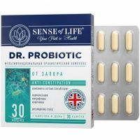 SENSE OF LIFE DR. PROBIOTIC От запора капс. №30 Quantum Solutions Group LTD/Соединенное Королевство/Магнум Суперфуд/Россия