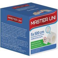 Лейкопластырь MASTER UNI фиксирующий 5смх500см (полим. основа) PharmLine/Великобритания