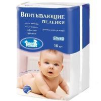 Пеленка НАША МАМА впитывающие 60 х 90 №10 Интертекс/Россия