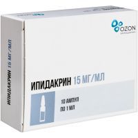 Ипидакрин амп.(р-р д/в/м и подкожн. введ.) 15мг/мл 1мл №10 Озон/Россия