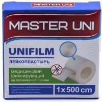Лейкопластырь MASTER UNI фиксирующий 1смх500см (полим. основа) PharmLine/Великобритания