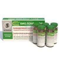 Бифидумбактерин фл.(жидкий концентрат бифидобактерий) 10мл №5 Био Лонг Лайф