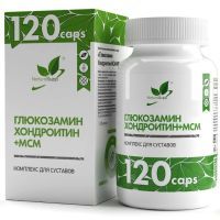Глюкозамин+Хондроитин с МСМ капс. №120 Натуральные добавки/Россия