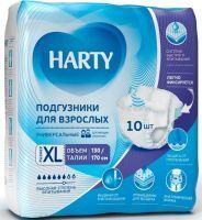 Подгузники для взрослых HARTY Extra Large №10 Аэрозоль Новомосковск