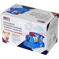 Ингалятор AMNB-502 "Паровозик Здоровья" компрессорный компактный детский Amrus/США