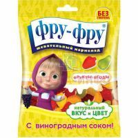Мармелад ФРУ-ФРУ МАША И МЕДВЕДЬ "Ягодки" 100г The Candy Plus Sweet Factory/Чехия