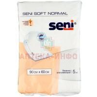 Пеленка SENI SOFT NORMAL 90х60см №5 Белла/Россия