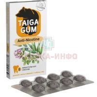 Смолка жевательная Taiga Gum ANTI-NICOTINE (против курения) в растит. пудре б/сах. 0,8г №5 Алтайский нектар/Россия