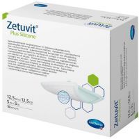 Повязка ZETUVIT Plus Silicone суперабсорбирующая стер. с силик. слоем 12,5см х 12,5см №10 Пауль Хартманн/Германия