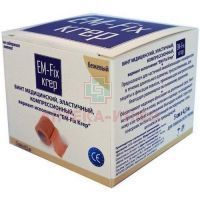 Бинт EM-FIX KREP компрес. эласт. 5cм х 4,5м (беж.) Евромед