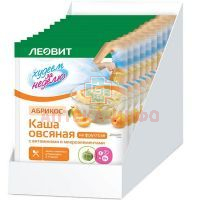 Худеем за неделю каша Овсяная абрикос 40г №10 Леовит Hyтрио