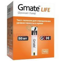 Тест-полоска Gmate Life GDH (30х5мм) №50 МедТехСервис