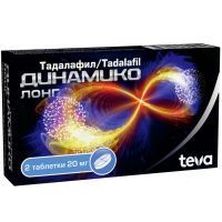 Динамико лонг таб. п/пл. об. 20мг №2 Teva Pharma S.L.U./Испания