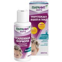 Паранит Форте шампунь Усиленная формула 100мл (педикулицидное средство) Зентива Фарма/Россия