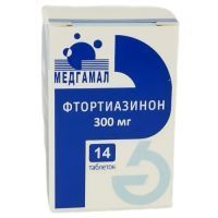 Фтортиазинон таб. 300мг №14 (банки) Филиал Медгамал ФГБУ НИЦЭМ им. Н.Ф.Гамалеи Минздрава России/Россия