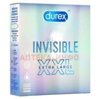 Презерватив DUREX Invisible XXL №3 Reckitt Benckiser Healthcare/Великобритания/Тайланд