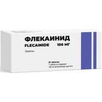 Флекаинид таб. 100мг №30 Обнинская химико-фармацевтическая компания