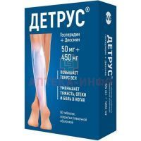 Детрус таб. п/пл. об. 50мг+450мг №60 АВВА РУС