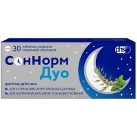 СонНорм Дуо таб. п/пл. об. 3мг+1,16мг+28мг №30 Фармстандарт-Лексредства