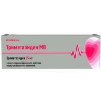 Триметазидин МВ таб. пролонг. действ. п/пл. об. 35мг №60 Micro Labs Limited/Индия