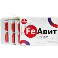 FeАвит с железом капс. №30 Алфит плюс/Россия