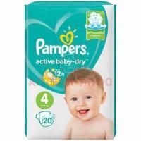 Подгузники PAMPERS Active baby Dry (8-14кг) №20 Procter&Gamble/Германия