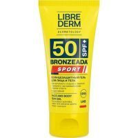 Либридерм Бронзиада (Librederm Bronzeada) гель солнцезащитный д/лица и тела Sport SPF-50 50мл Биофармлаб